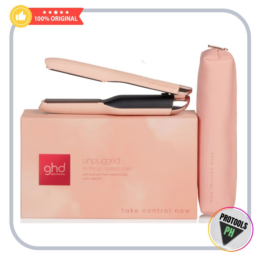 UNPLUGGED PINK CORDLESS HAIR STRAIGHTENER - SOFT PEACH (GHD)