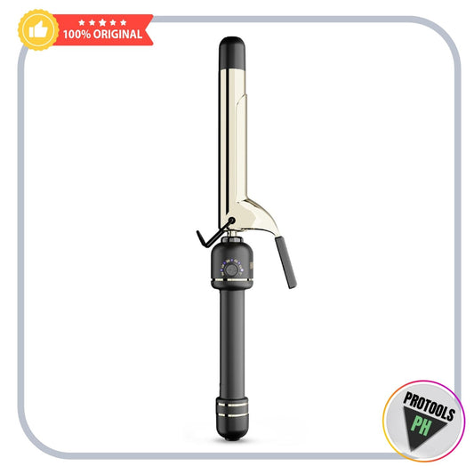 Hot Tools Professional Extended Barrel Curling Iron for Defined Curls  - 24K Gold surface