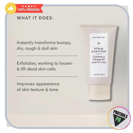 Naturium KP Body Scrub & Mask Travel Size- 2.8 oz / 80g