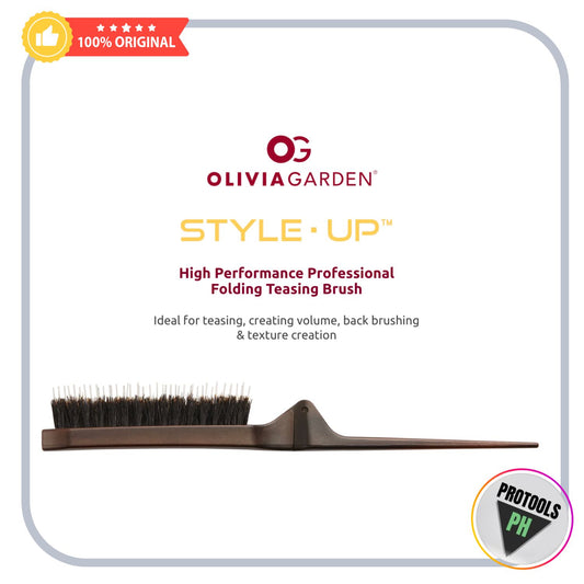 Olivia Garden Style Up High Performance Professional Folding Teasing Brush