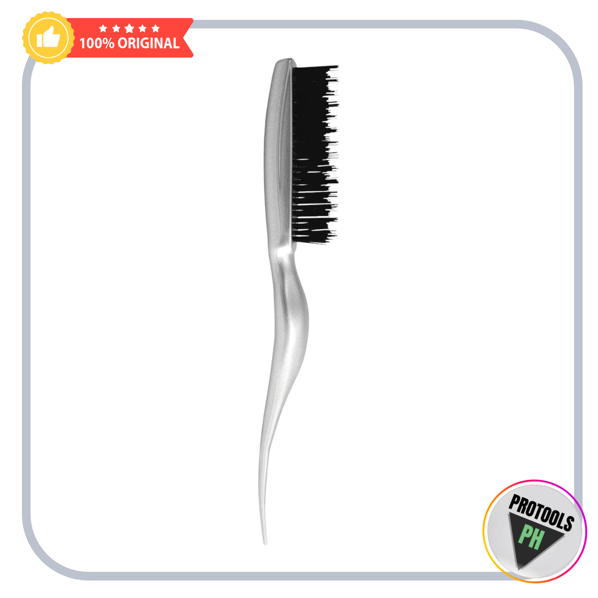Paul Mitchell Pro Tools Teasing Brush, Hair Brush With Tail Handle for Back Combing, Lifting + Creating Volume
