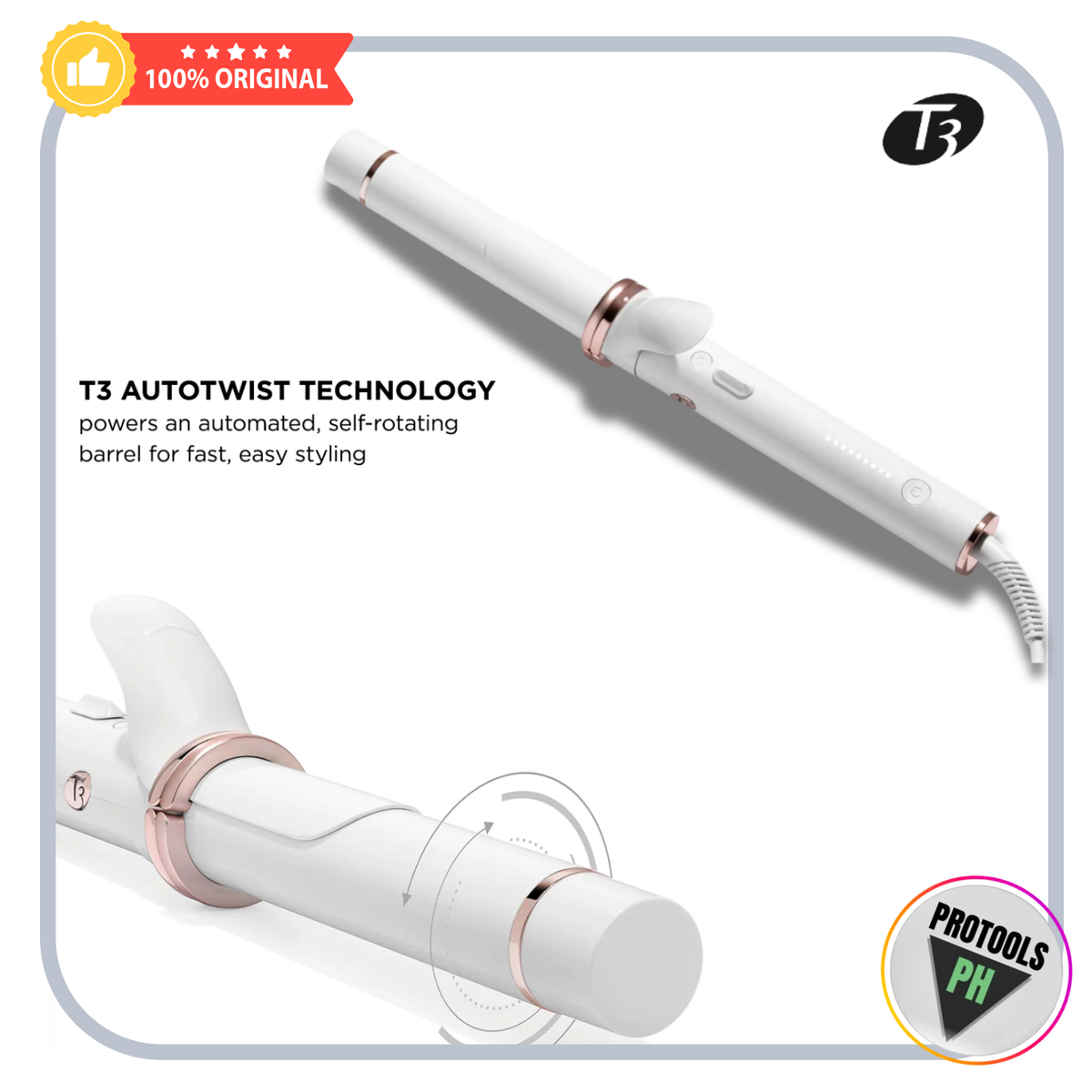 T3 CurlWrap 1.25" Automatic Rotating Curling Iron ( 32 mm)