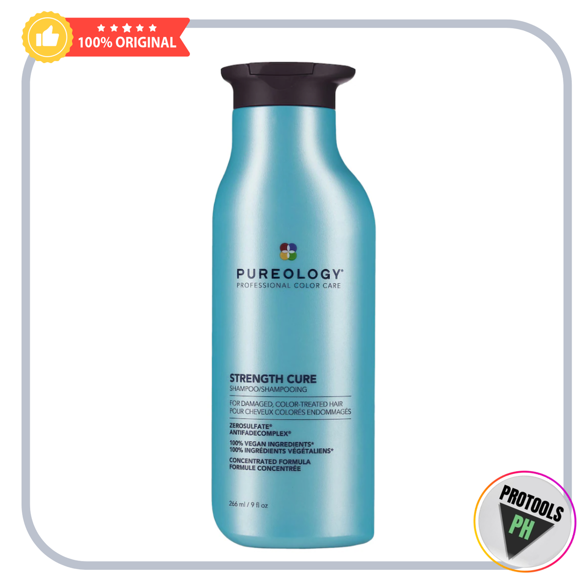 Pureology Strength Cure Shampoo for Damaged Hair - 266ml/9oz