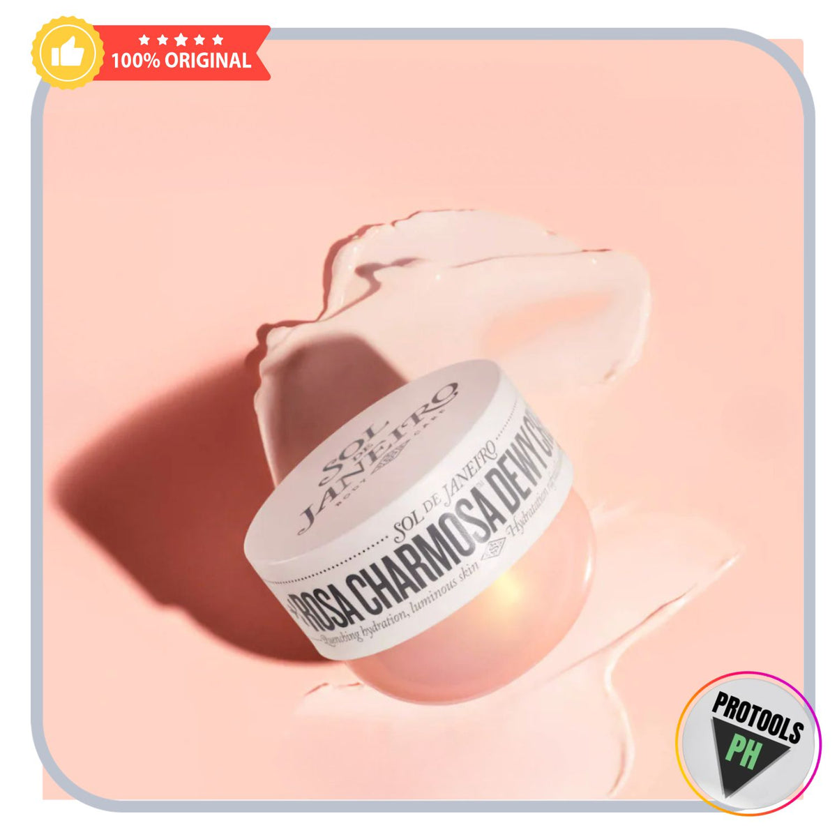 Mini Rosa Charmosa Dewy Body Cream with Rosewater + Crystal Peptides - 25 mL