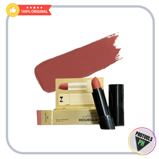 Hourglass Unlocked Satin Crème Lipstick mini - FOXGLOVE