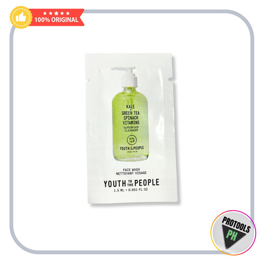 YOUTH TO THE PEOPLE KALE+GREEN TEA SPINACH VITAMINS SUPERFOOD CLEANSER FACE WASH 1.5ml