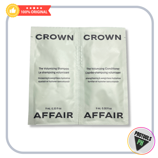 CROWN AFFAIR the volumizing shampoo and conditioner 9ml