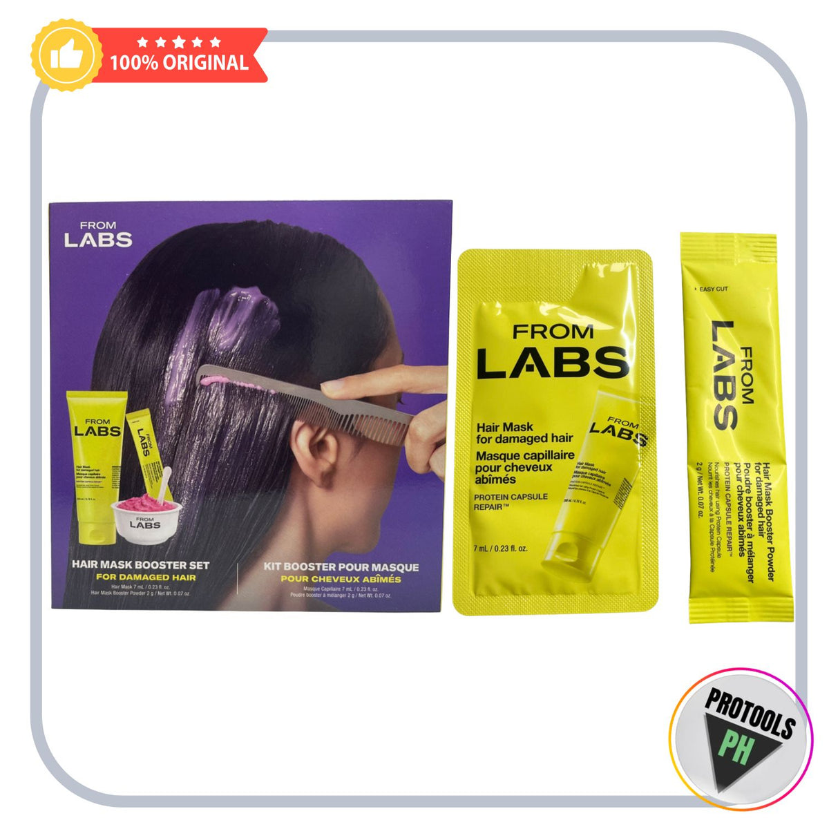 FROM LABS HAIR MASK BOOSTER SET for damaged hair