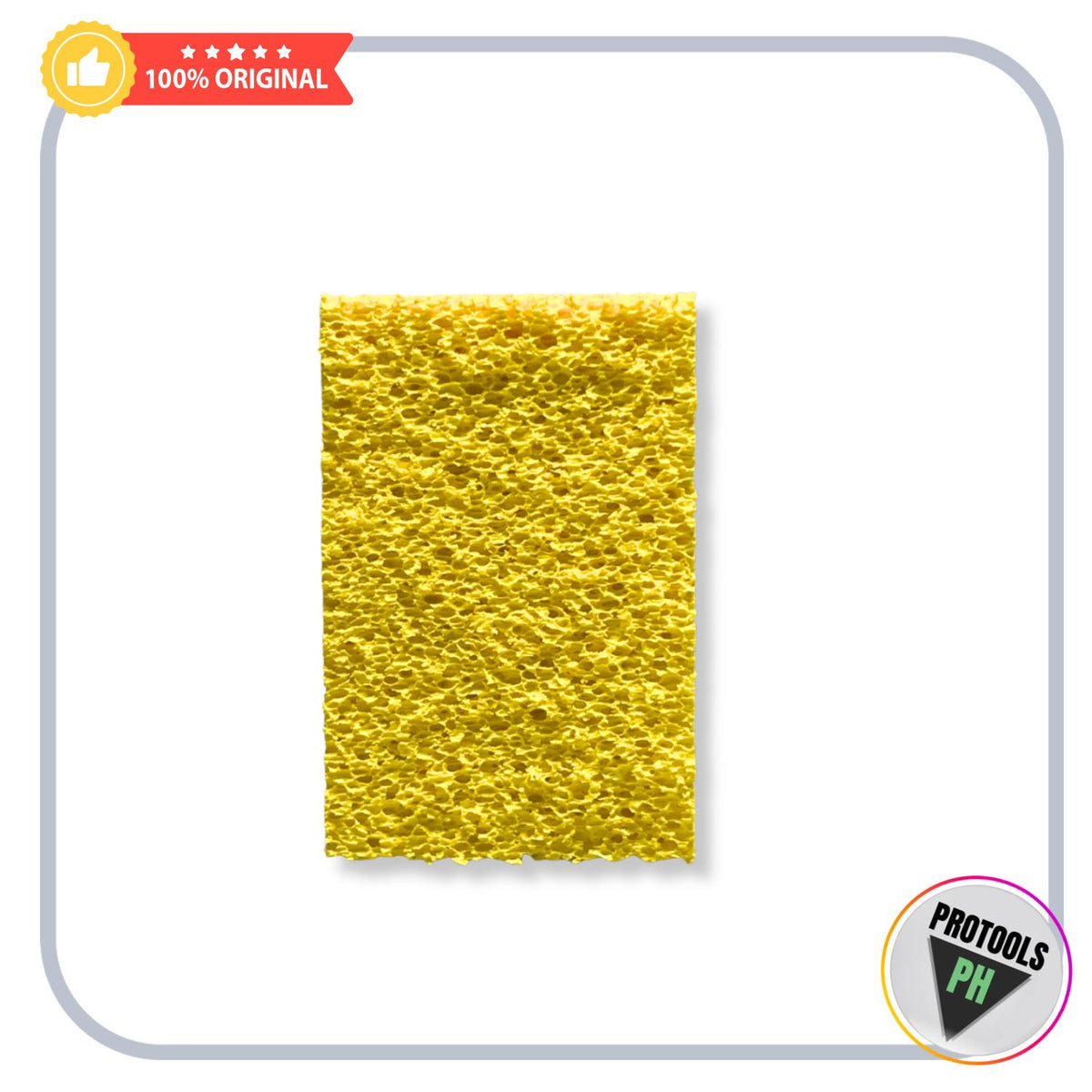 Yellow stipple sponge