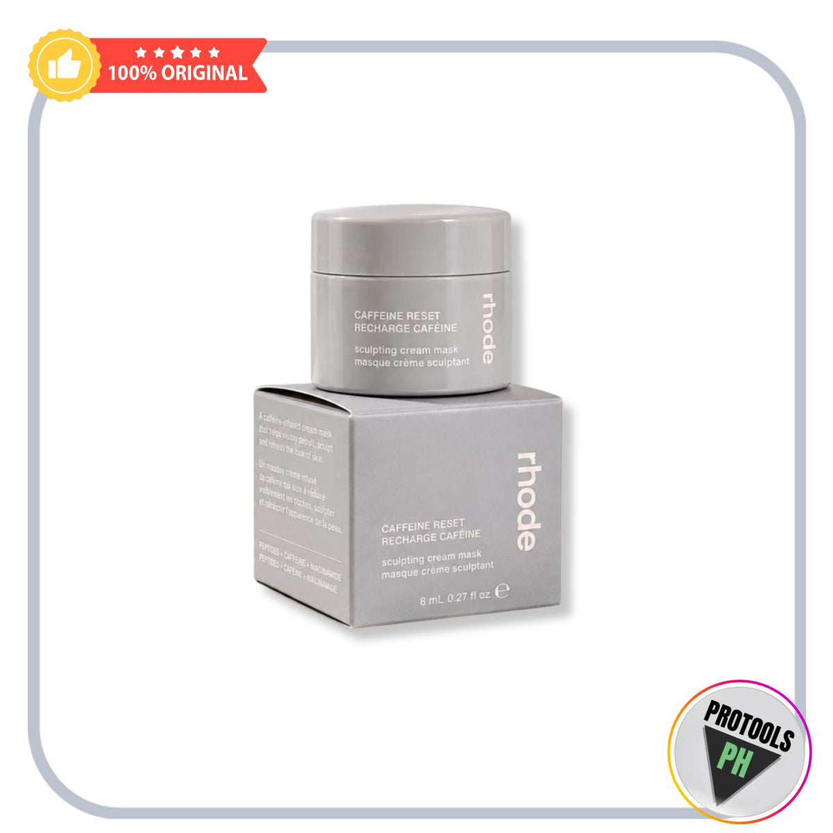 rhode  Caffeine Reset Sculpting Cream Mask