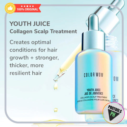 COLOR WOW Youth Juice Collagen Scalp Serum for Thinning Hair - 1.7 oz / 50 mL