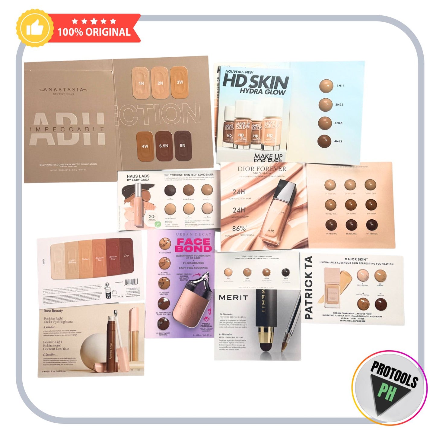 Mixed foundation / concealer sachet - sold per piece (2)