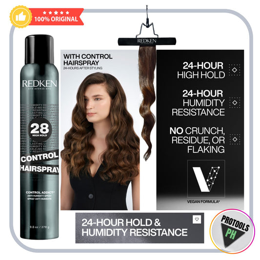 REDKEN CONTROL HAIRSPRAY 24-Hour Extra Strong Hold, Anti-Humidity Hairspray - 10.5 oz