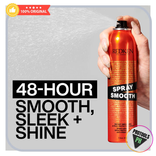 REDKEN SPRAY SMOOTH Instant Smoothing and De-Frizzing Spray for a Silky Finish - 7.5 oz