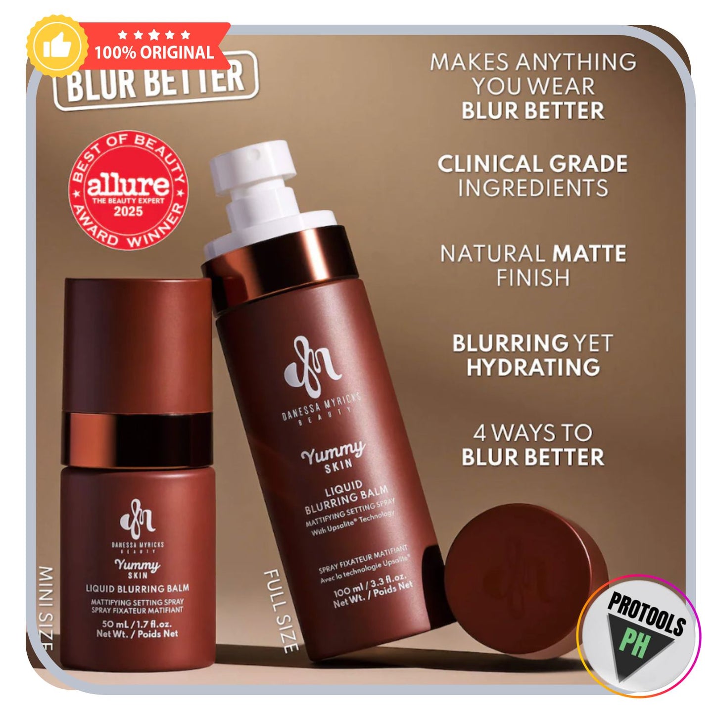 Danessa Myricks Beauty  Yummy Skin Liquid Blurring Balm Mattifying Setting Spray