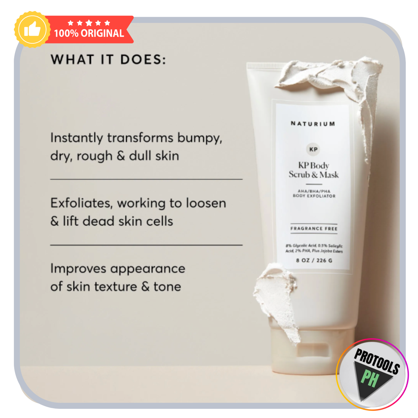 Naturium KP Body Scrub & Mask