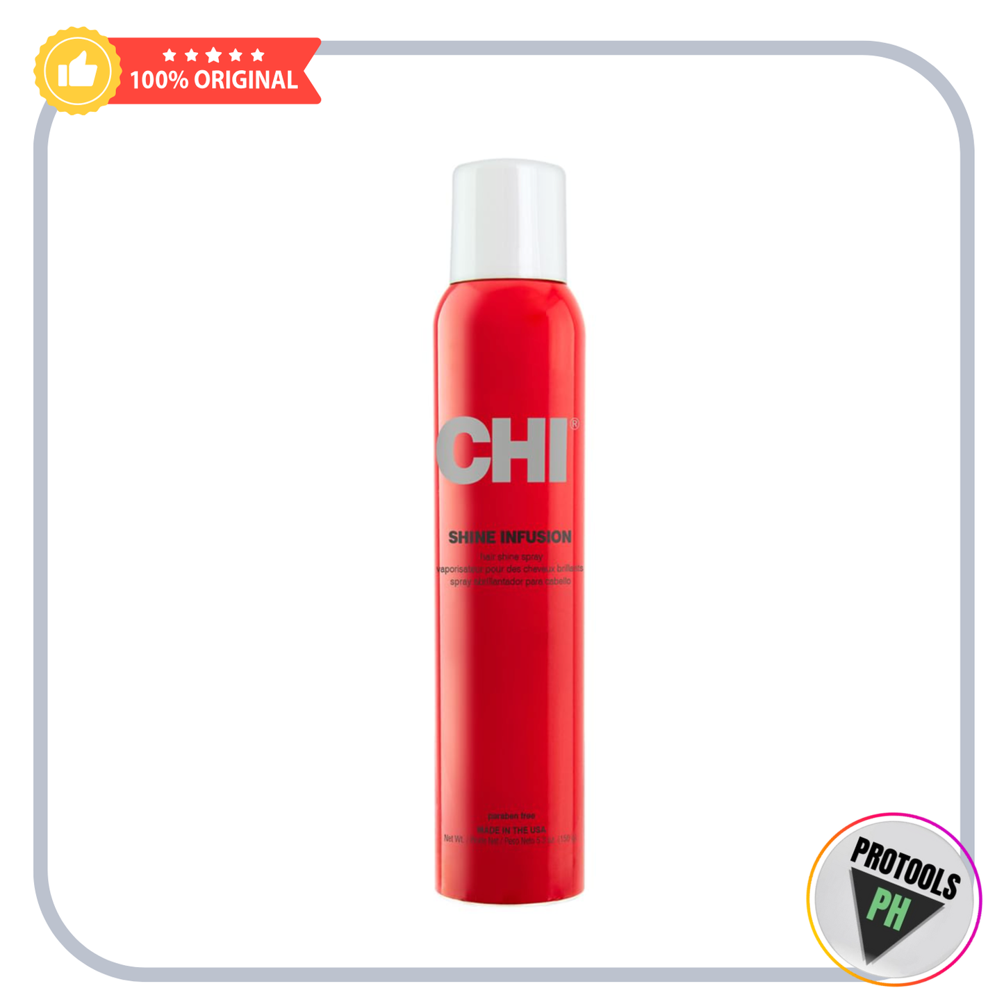 CHI Shine Infusion Hair Spray, 5.3 Oz