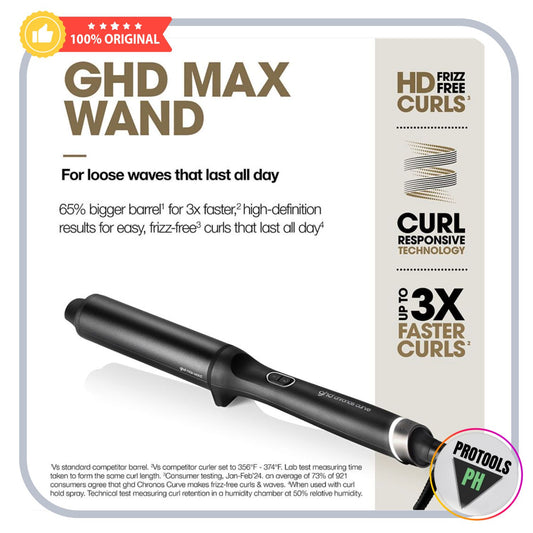 GHD Chronos Curve Max Wand (1.5" Barrel) For Loose Waves