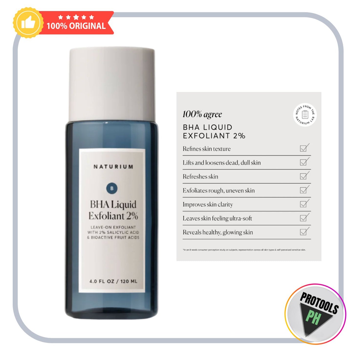 Naturium BHA Liquid Exfoliant 2% - 120 ML / 4.0 FL OZ