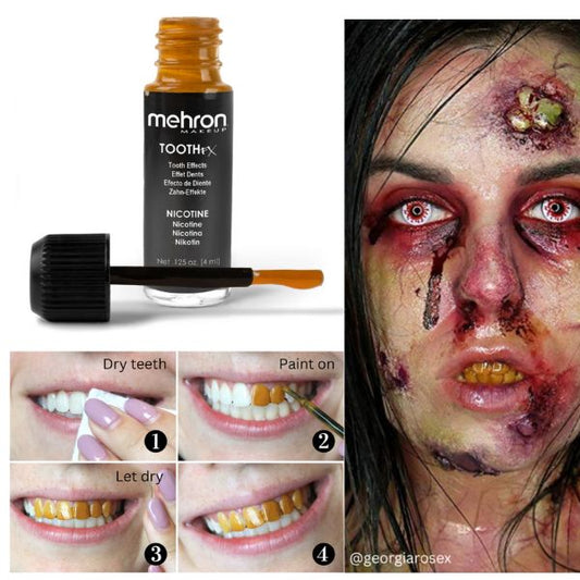 Mehron Tooth FX- Non-toxic, Temporary Tooth Paint
