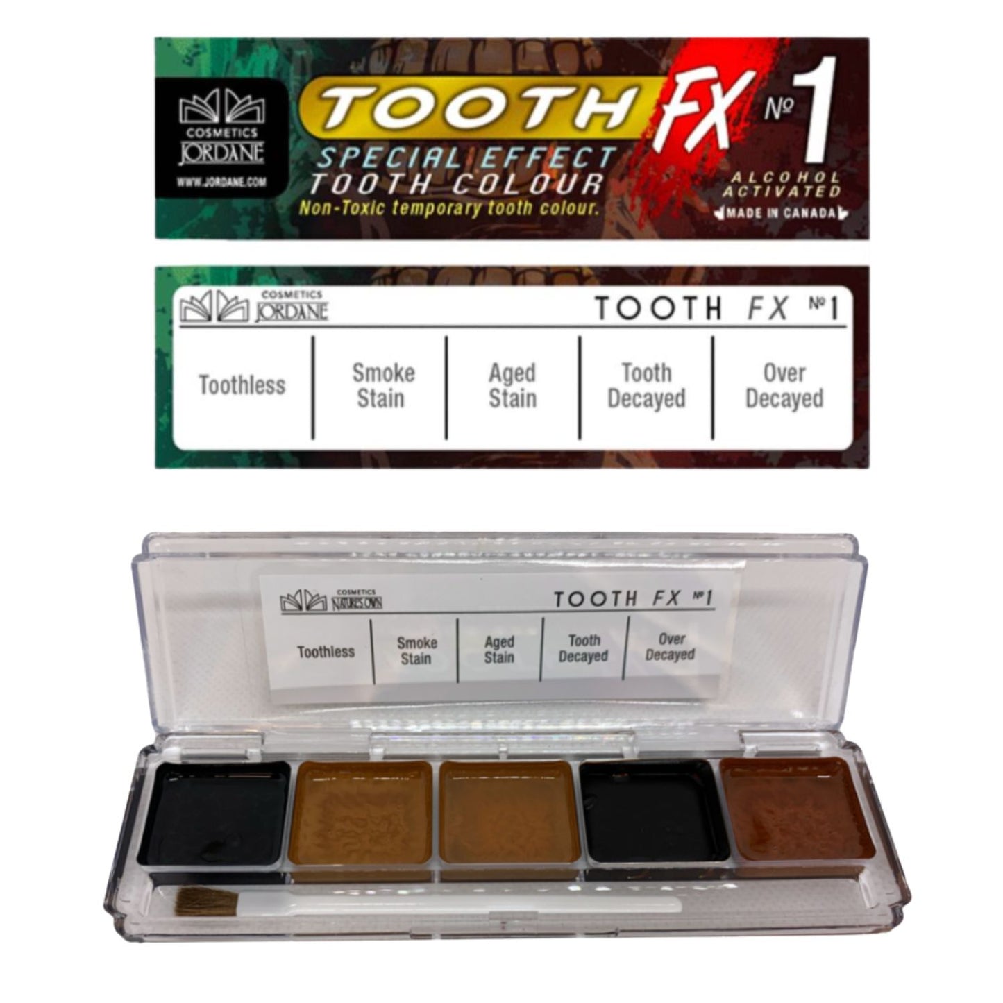 JORDANE COSMETICS Tooth Palette FX #1