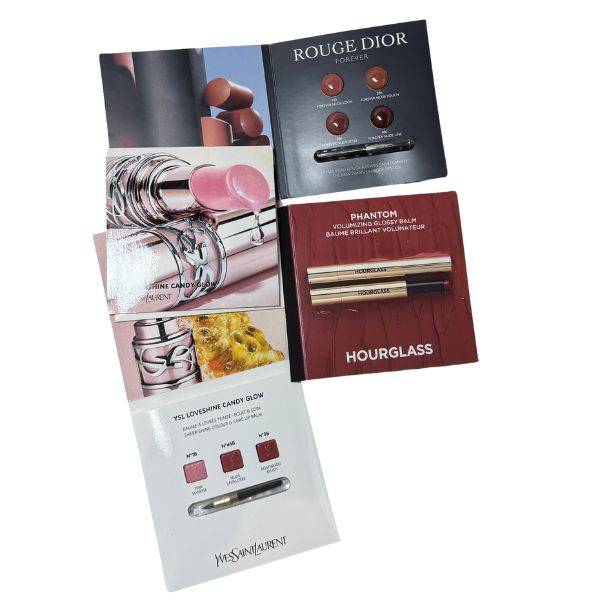 Lipstick sachet cards