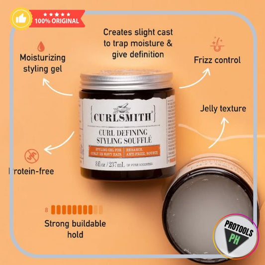 Curlsmith Curl Defining Styling Hair Souffle Gel - 8 oz / 237 mL