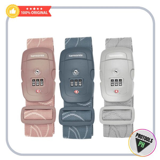 Samsonite Luggage Strap, Black, Combination Lock