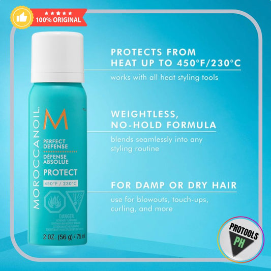 Moroccanoil  Mini Perfect Defense Heat Protectant -  2 oz/ 75 mL