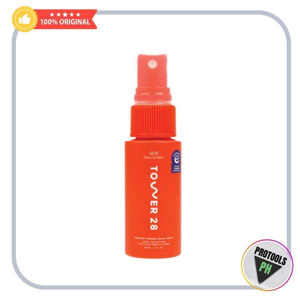 Tower 28 Beauty SOS Daily Rescue Facial Spray with Hypochlorous Acid - 30 mL