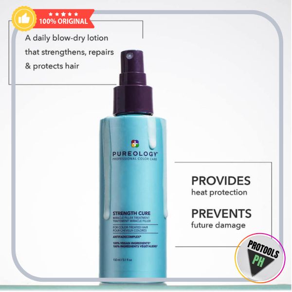 Pureology Strength Cure Miracle Filler Heat Protectant Spray - 5 fl oz/ 145 mL