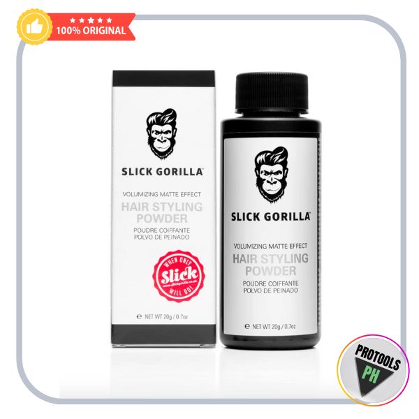 Slick Gorilla Hair Styling Powder for Men 0.70 oz (20ml) | Texture Powder | 24 Hours All Day Hold