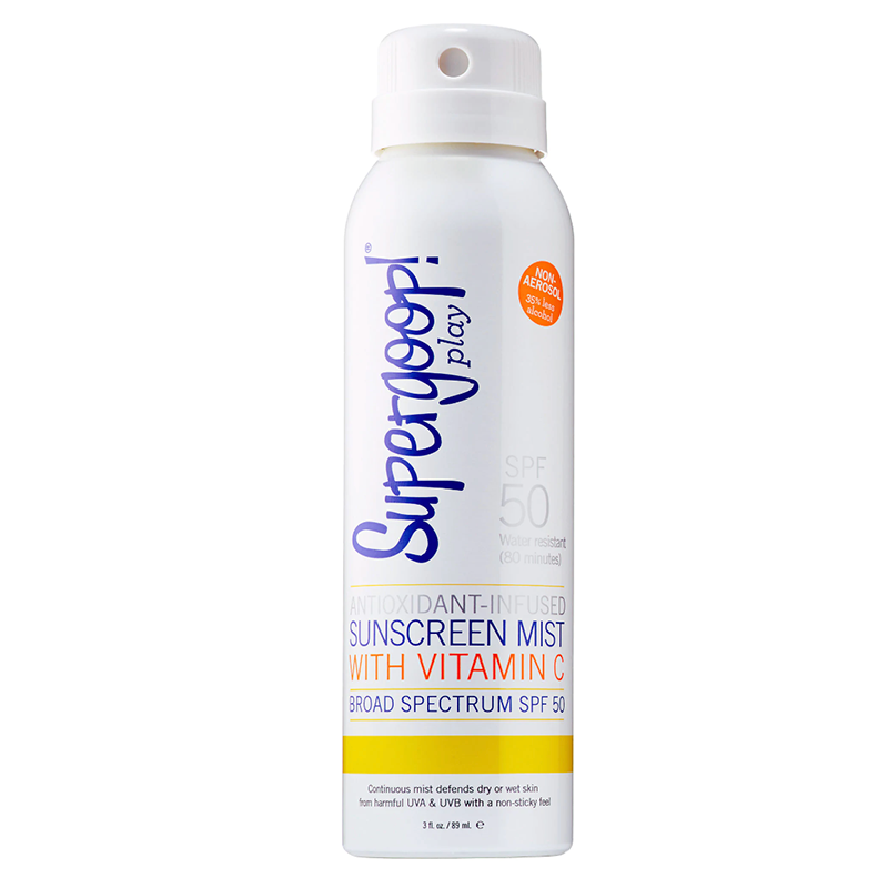 SUPERGOOP! PLAY Antioxidant Mist SPF 50 with Vitamin C - 3 oz/89mL